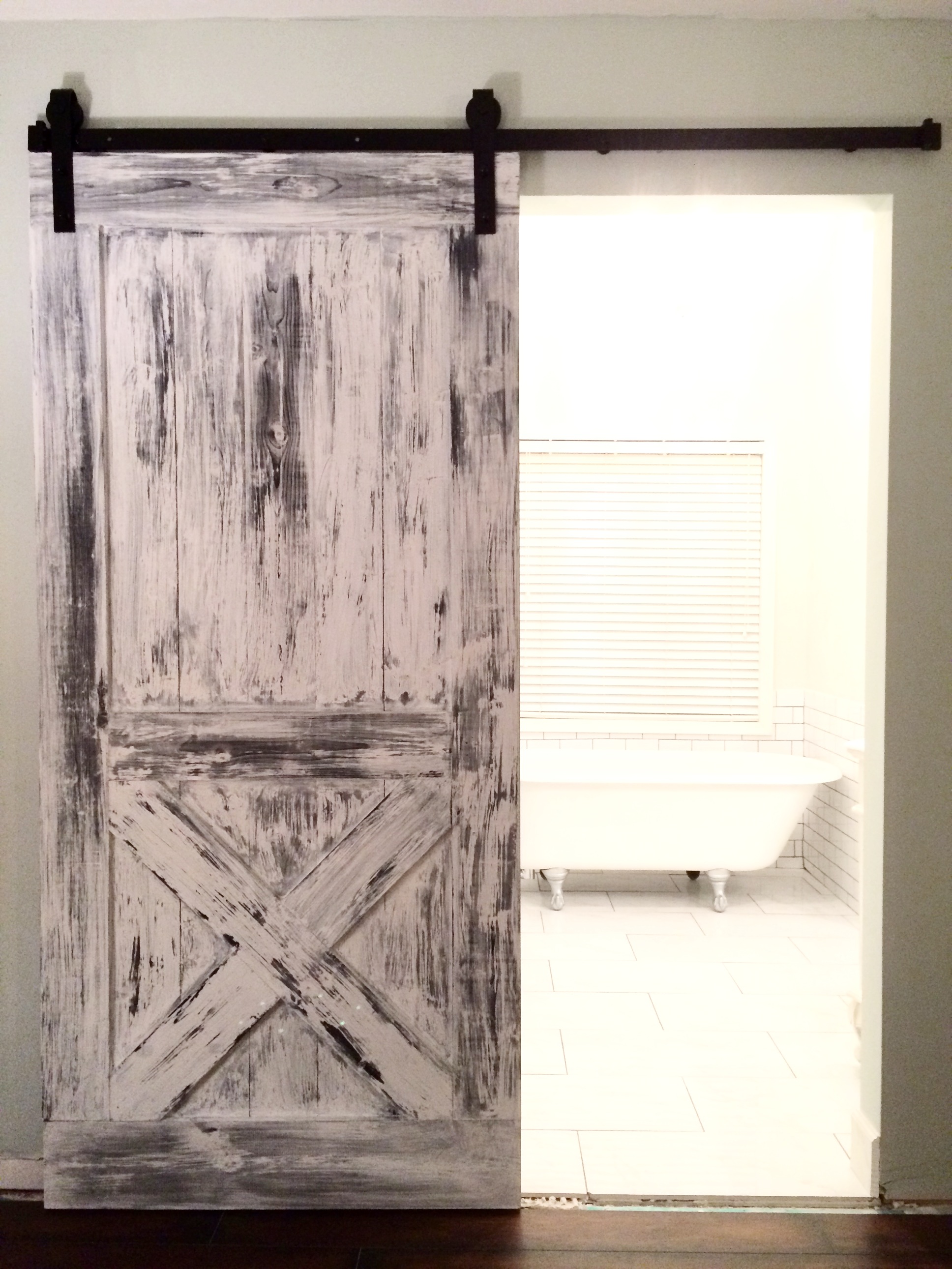 How To Build Install A Sliding Barn Door Building Our Rez