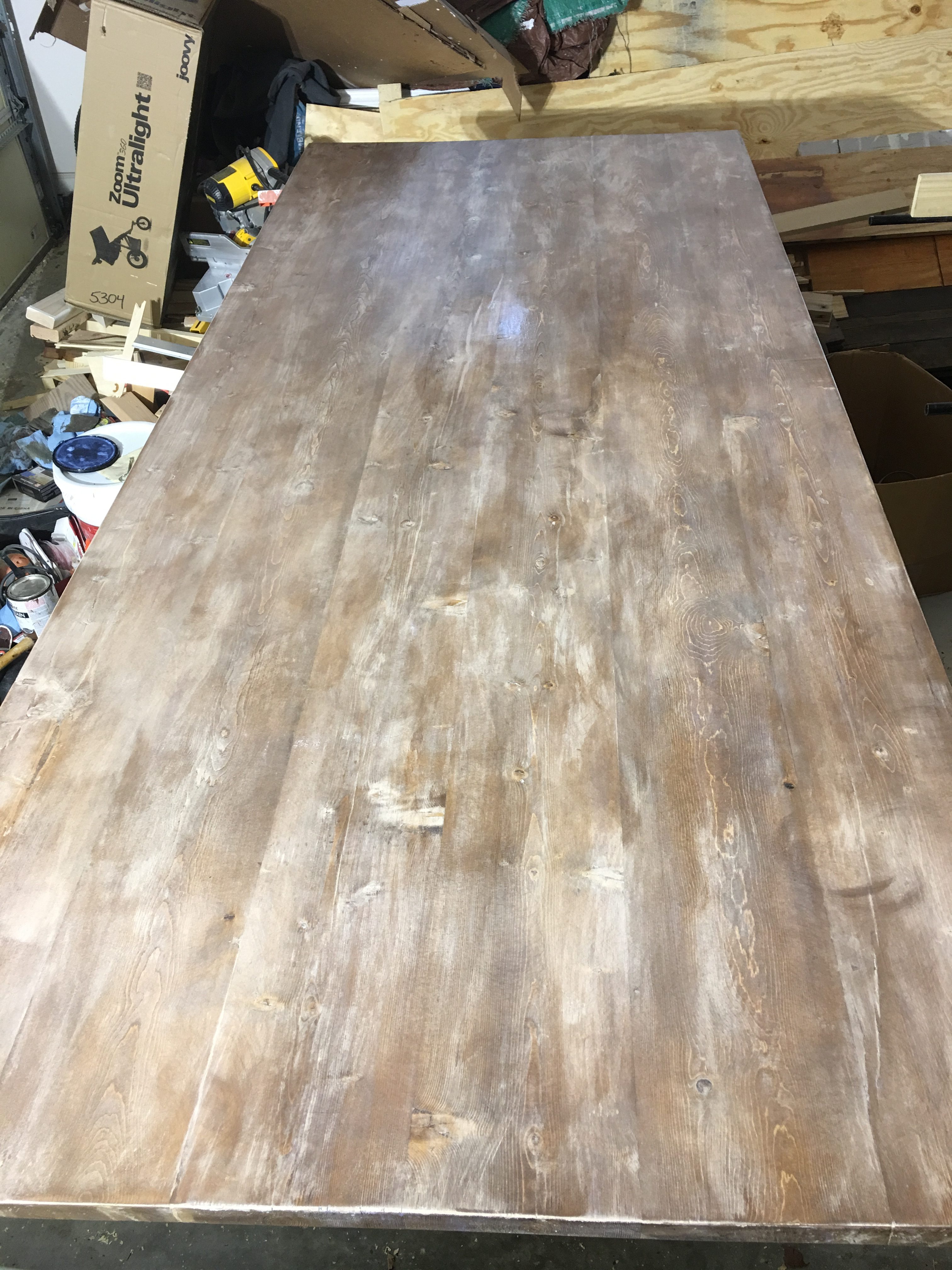 How to Finish Your Reclaimed Table with Stain, Paint, Distressing