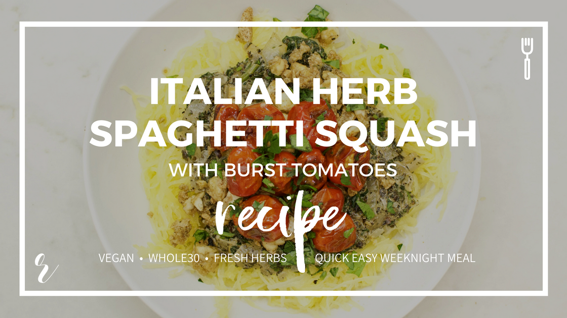 italian herb spaghetti squash recipe meme card