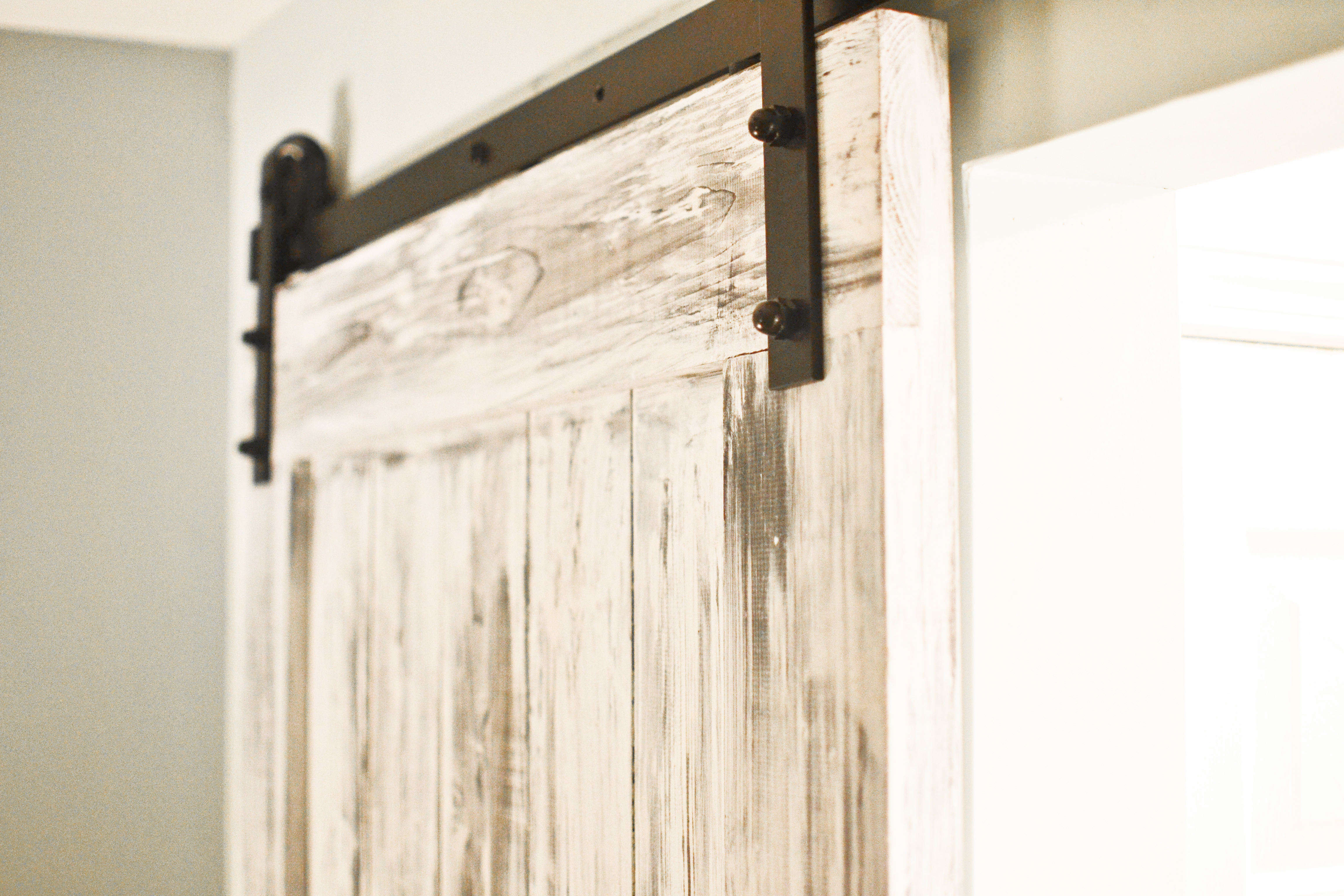 How To Build Install A Sliding Barn Door Building Our Rez