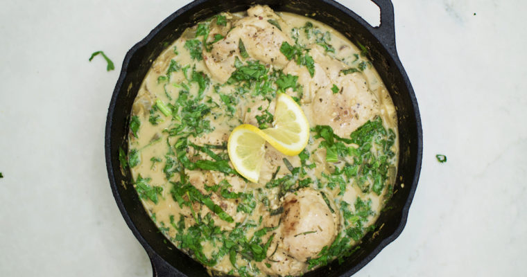 Lemon Garlic Chicken Thighs Recipe