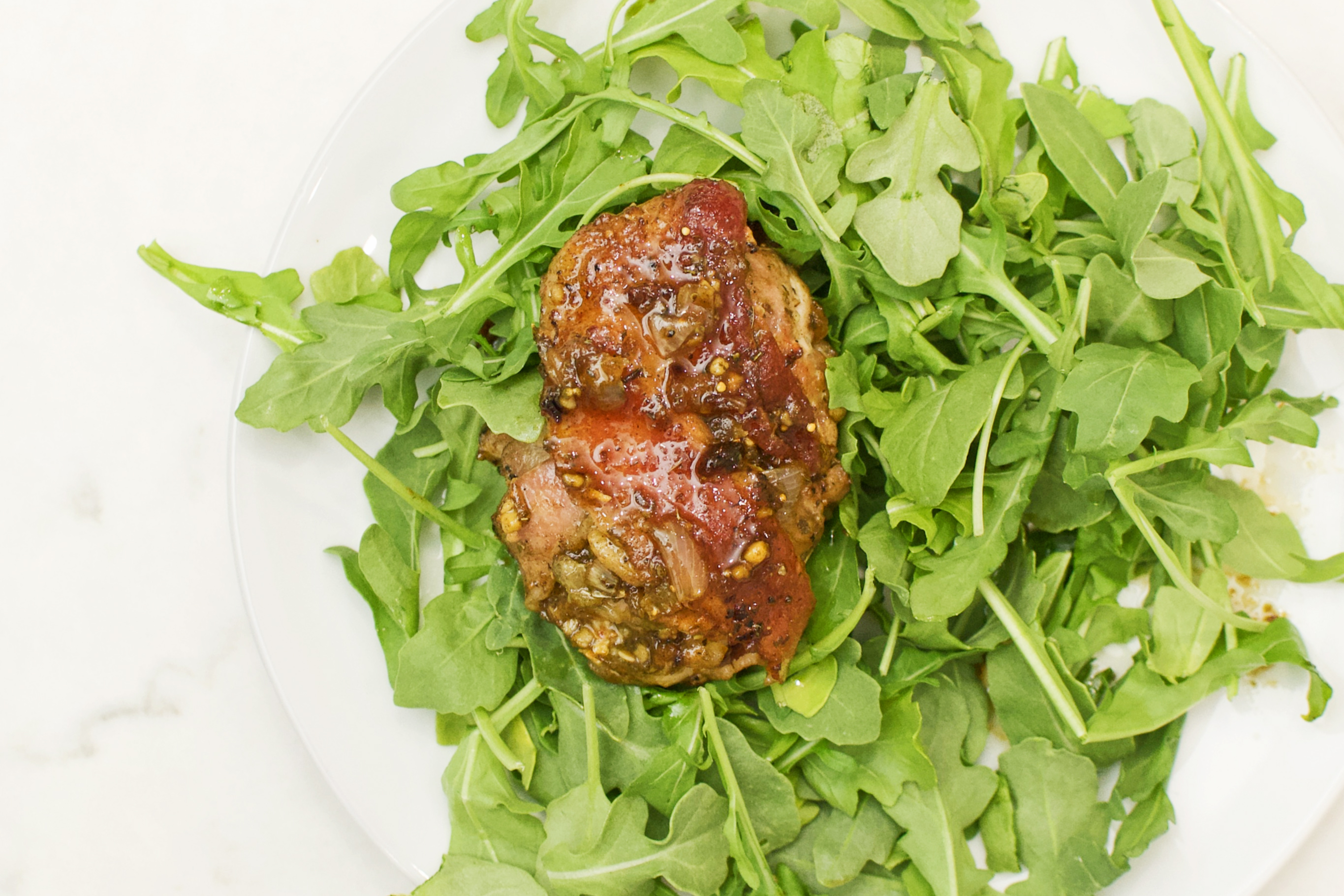 Bacon-Wrapped Fig-Glazed Chicken Thighs Recipe