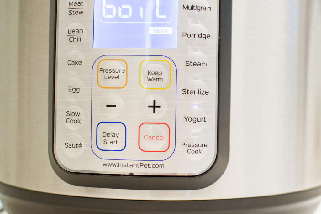 Instant pot discount duo yogurt button