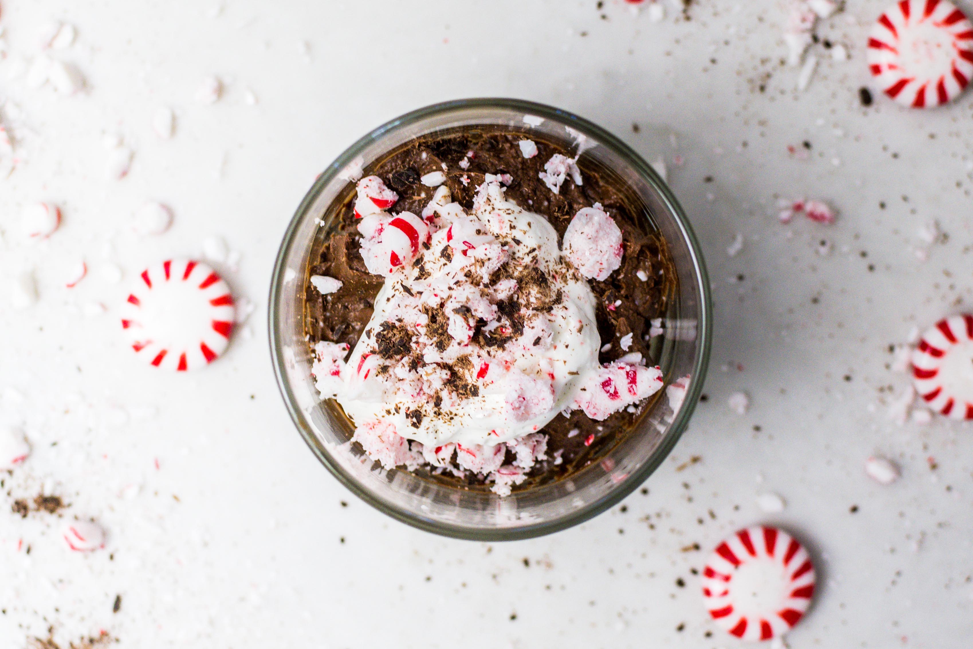 5 Ingredient Peppermint Mocha Mousse Recipe (Vegan)