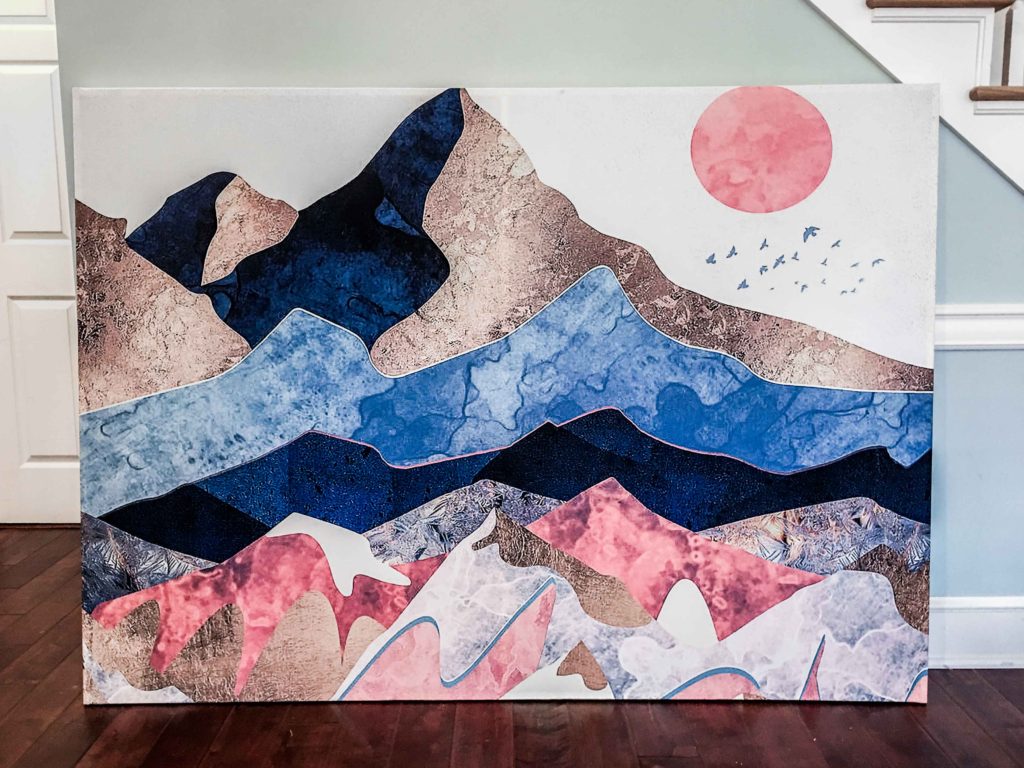 How to Make a DIY Custom Wall Tapestry Canvas For Cheap 30 tutorial Building Our Rez