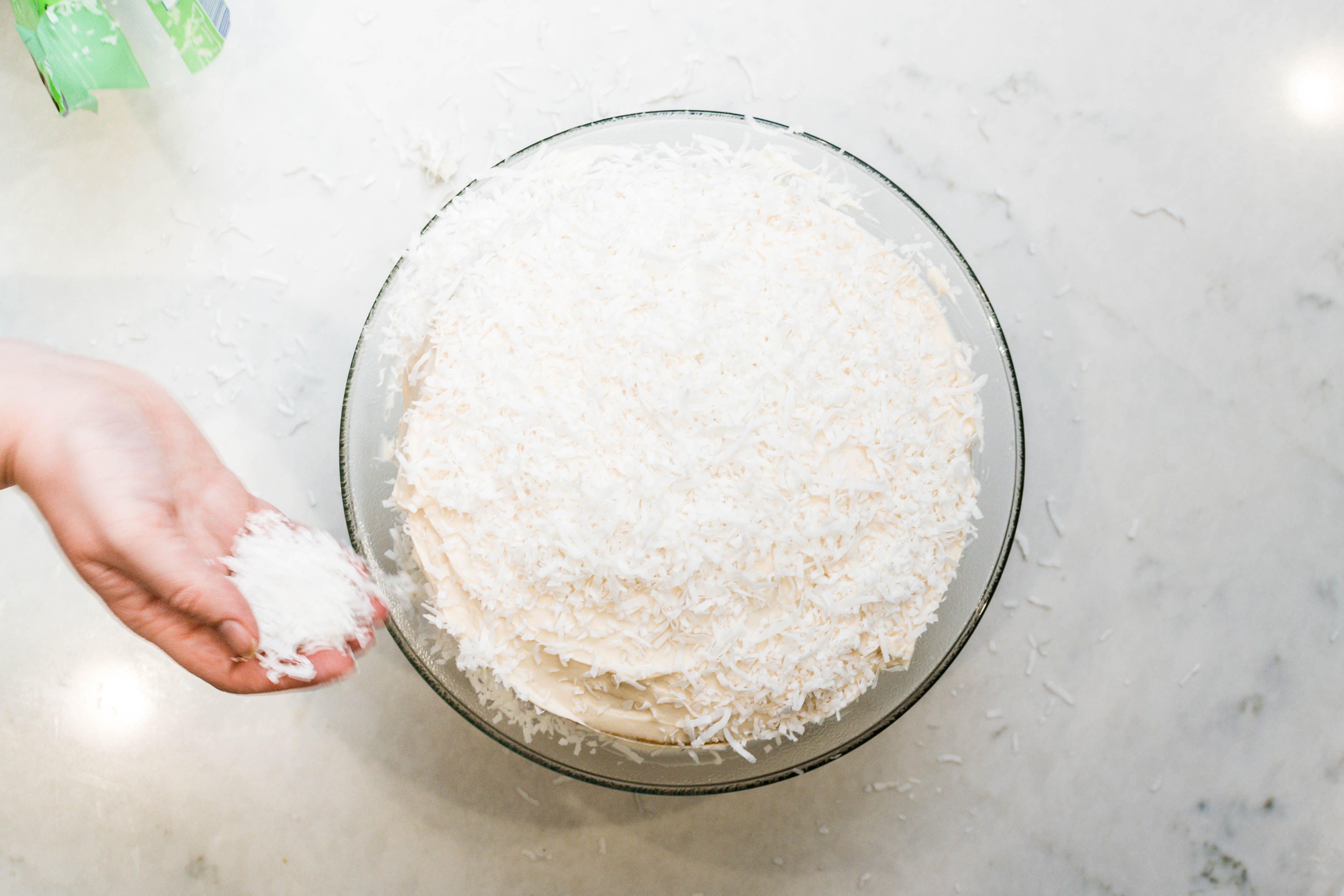 Coconut Cake with Lavender-Vanilla Frosting Dessert Recipe