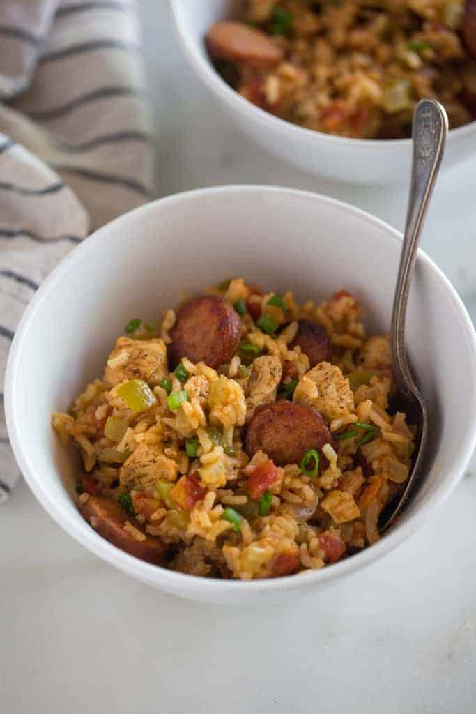 Instant Pot Chicken and Sausage Jambalaya By Lauren Allen | Tastes Better From Scratch